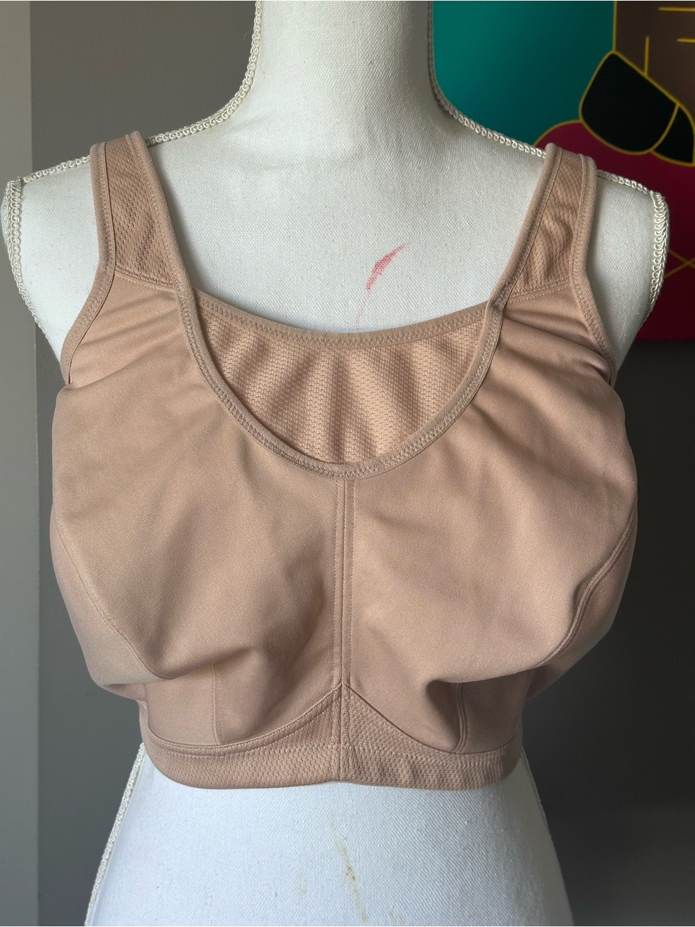 Glamorise Nude Wireless Support Sports Bra